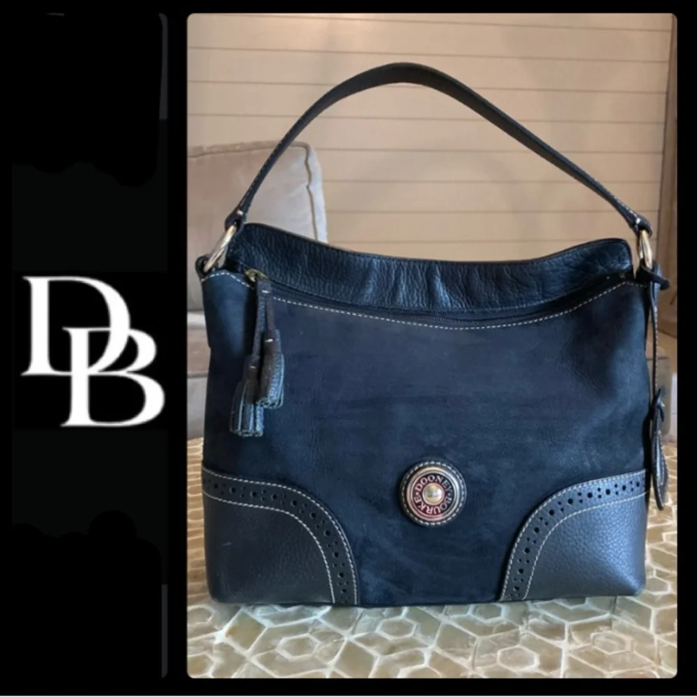 Dooney & Bourke T’Moro slouch shoulder bag in black